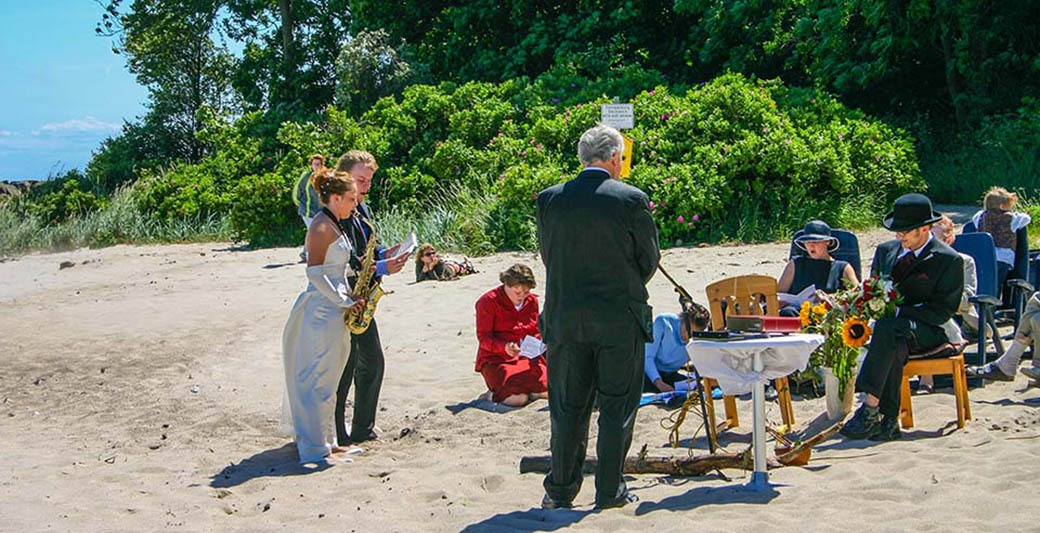 Hochzeit am Strand vom Ostseebad Thießow