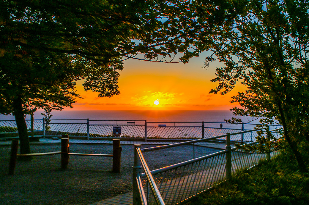 Sonnenaufgang am Königsstuhl