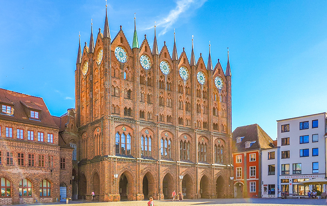 Das Rathaus der Hansestadt Stralsund