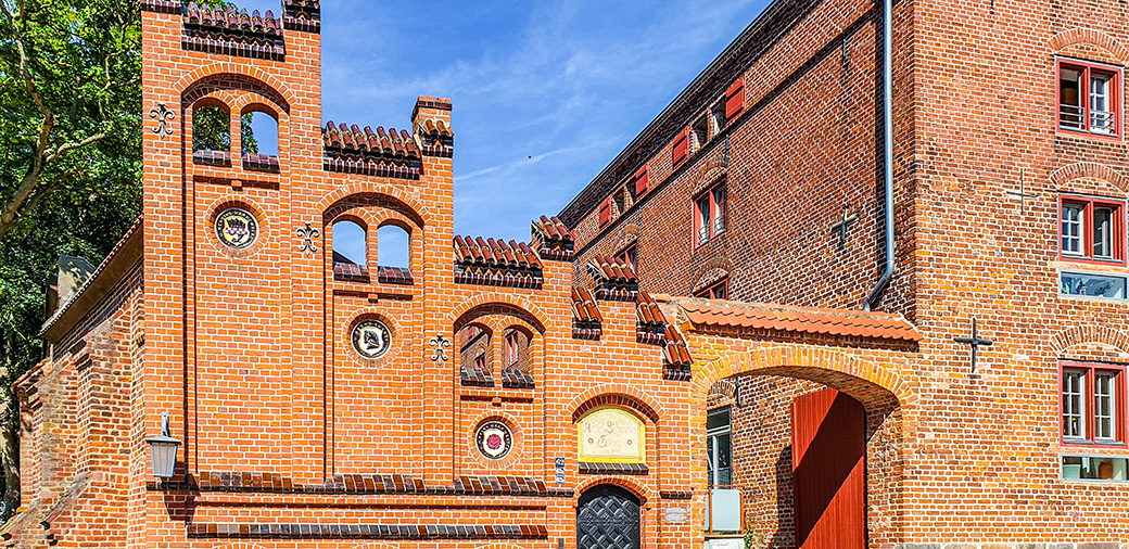 Ein ehemaliger Versorgungsspeicher war in der Stadtmauer integriert